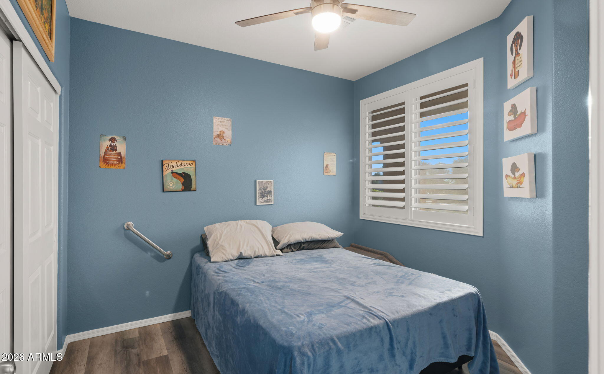 1957 South Talbot Circle Mesa, AZ 85209 - Photo 11 of 35 a bedroom with a bed and a window
