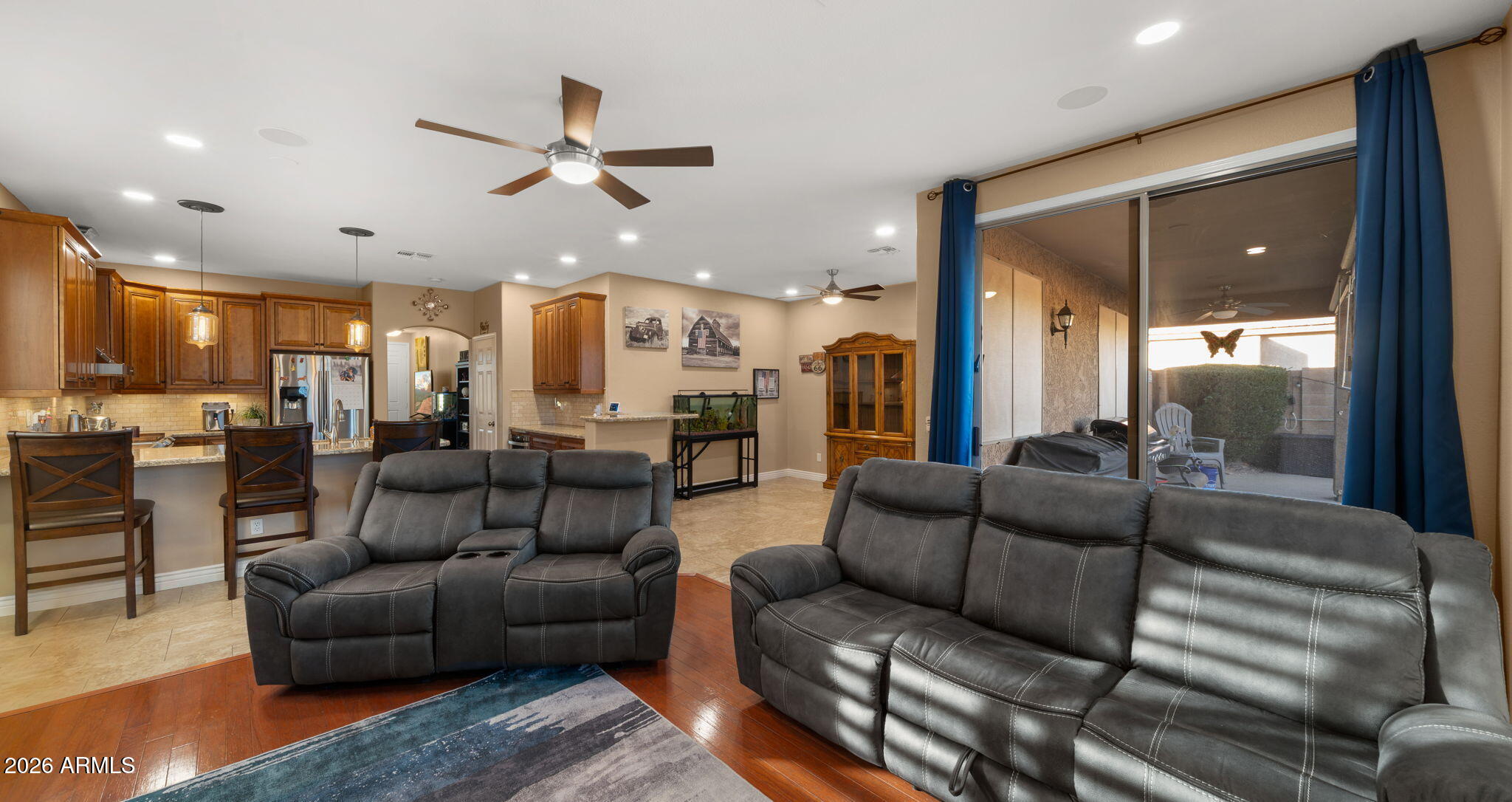 1957 South Talbot Circle Mesa, AZ 85209 - Photo 5 of 35 a living room with furniture and a view of kitchen