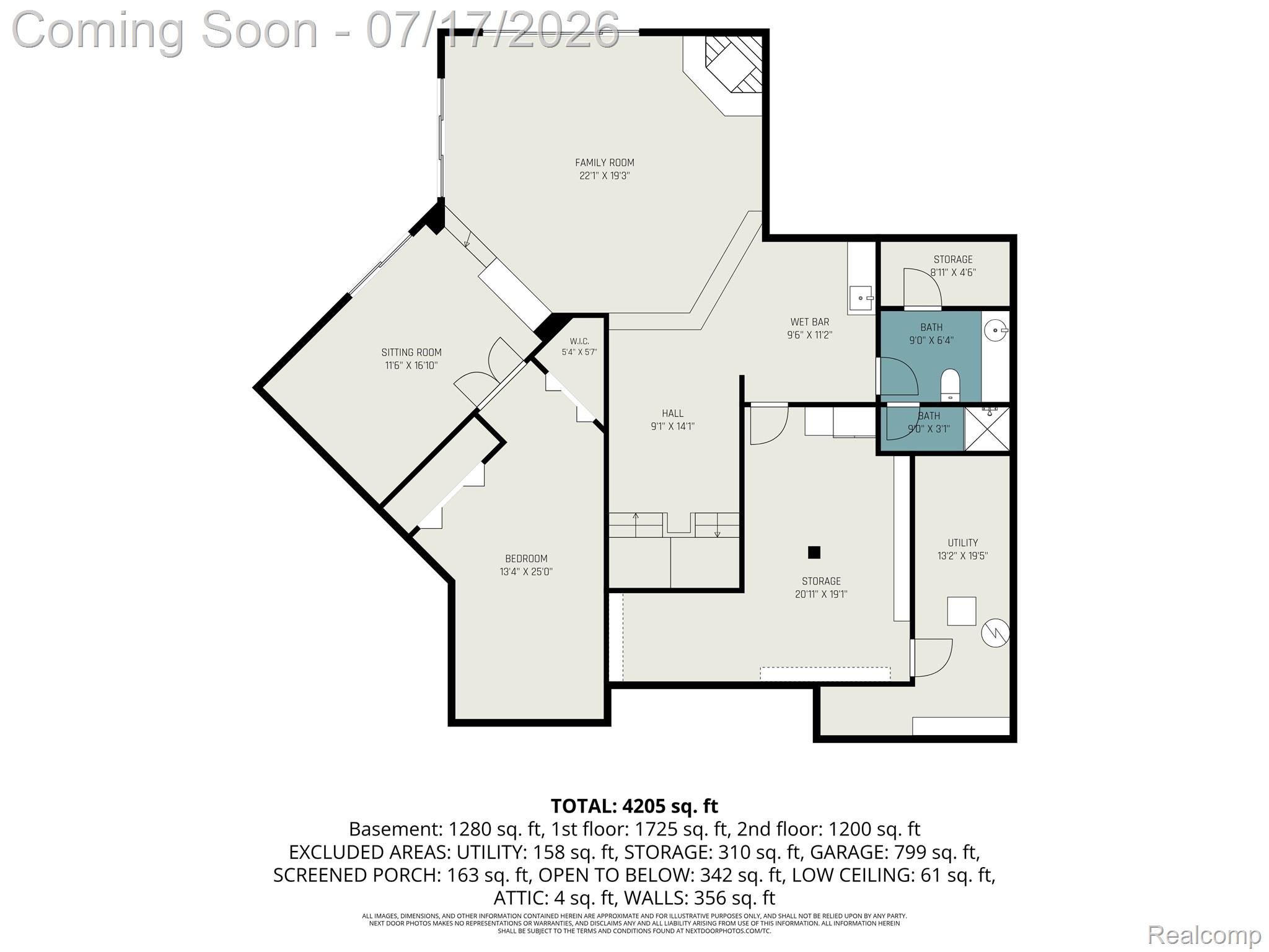 5685 Paint Valley Drive Rochester, MI 48306 - Photo 65 of 66 Basement Floor plan
