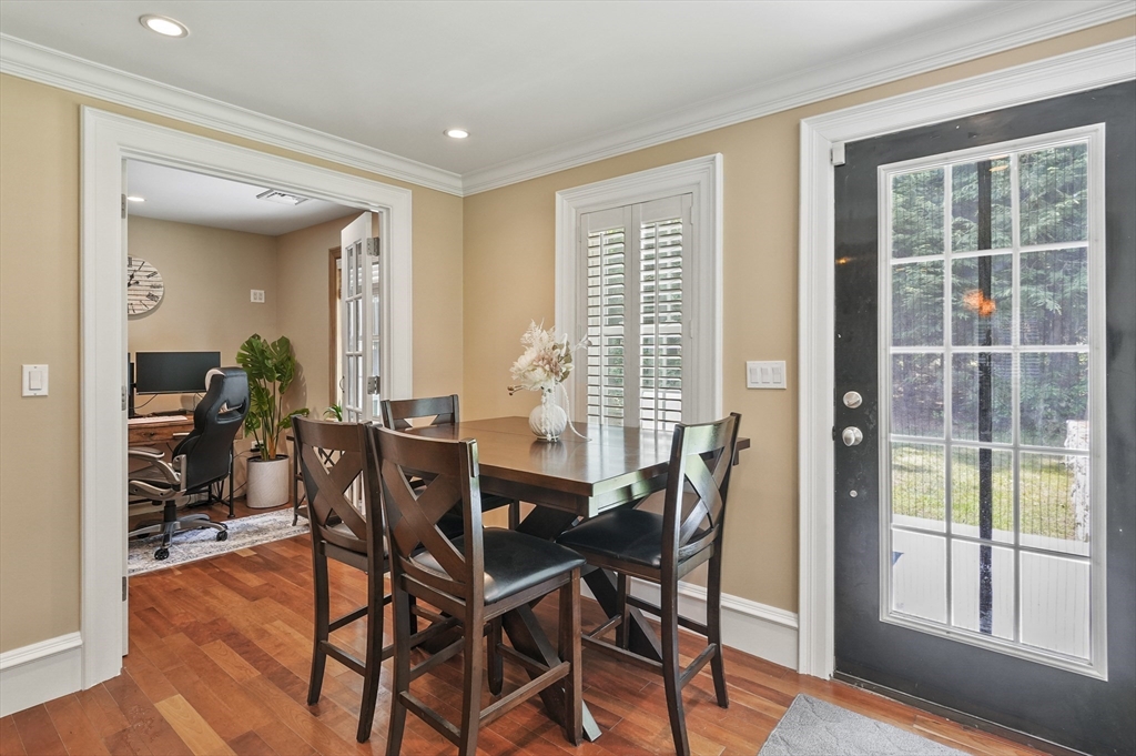 153 Sherbert Road Ashburnham, MA 01430 - Photo 11 of 32 a view of a dining room with furniture and wooden floor