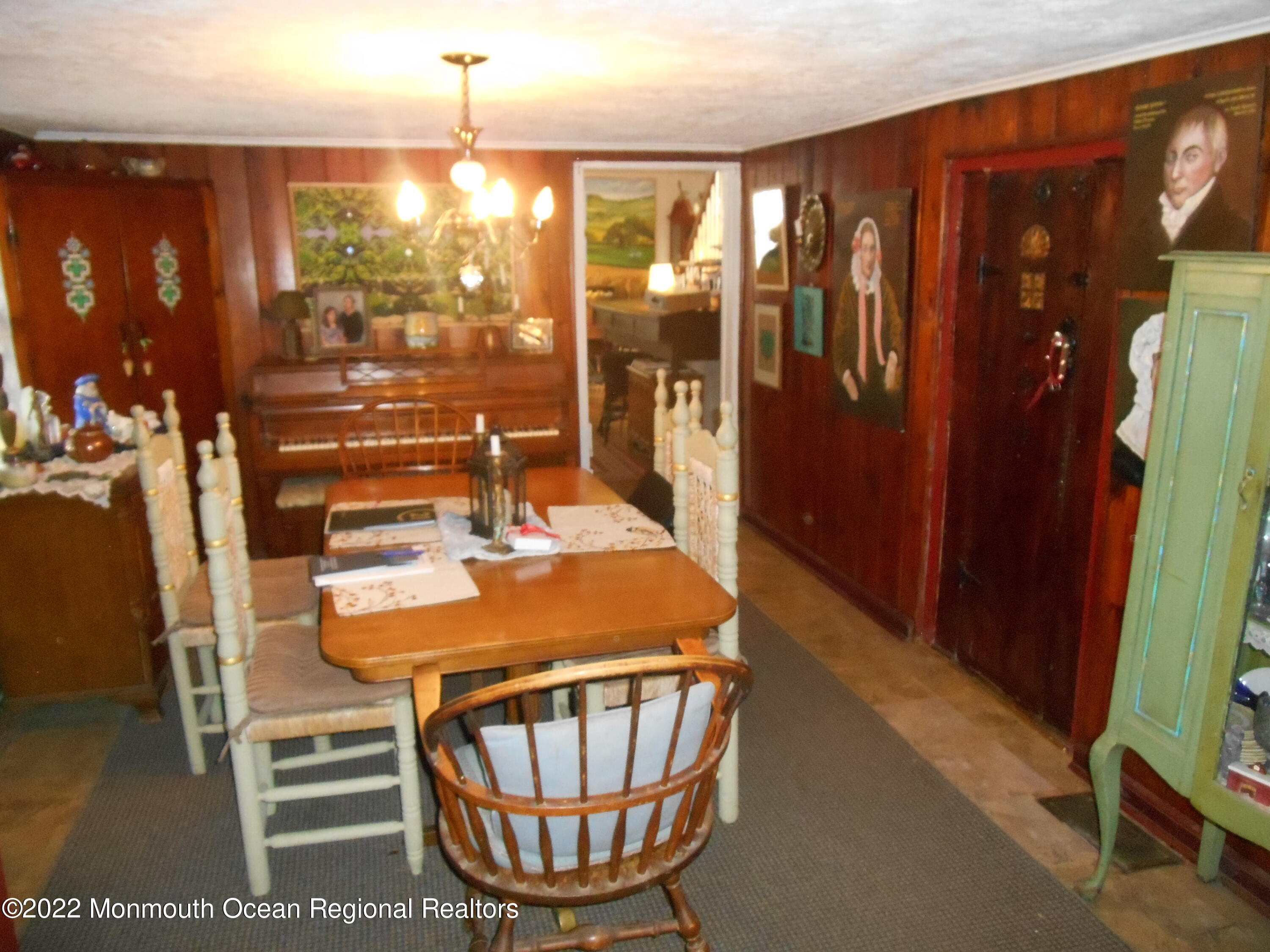 295 Newtons Corner Road Howell, NJ 07731 - Photo 2 of 42 a dining room with furniture a chandelier and window