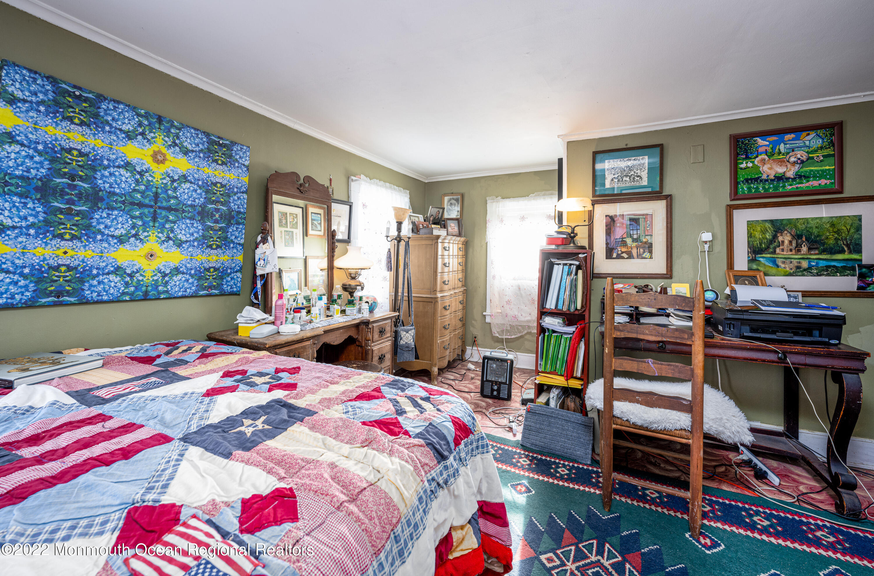 295 Newtons Corner Road Howell, NJ 07731 - Photo 27 of 42 a bed room with a bed a dresser and a window