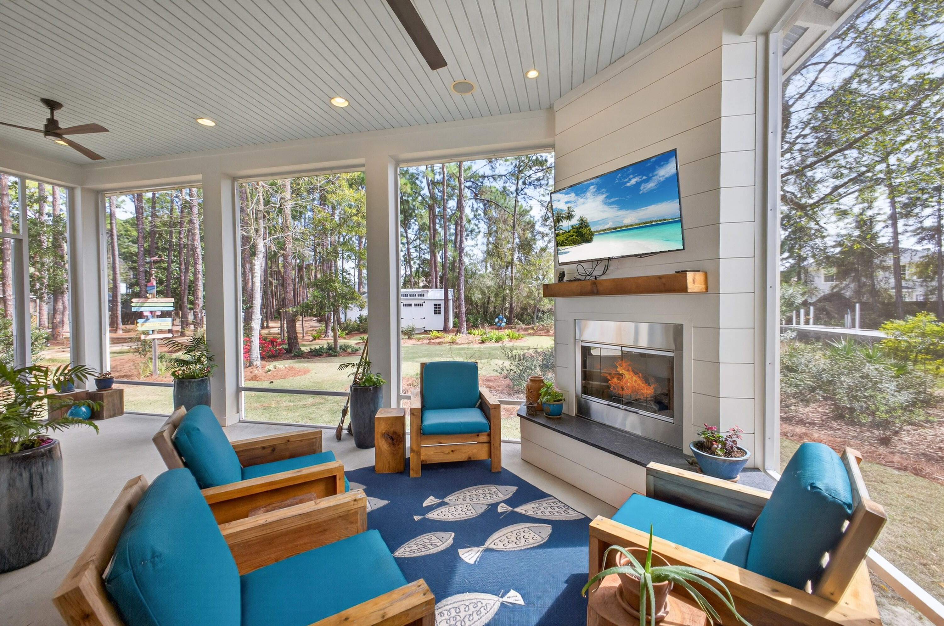 726 Driftwood Point Road Santa Rosa Beach, FL 32459 - Photo 20 of 70 Screened-in Porch