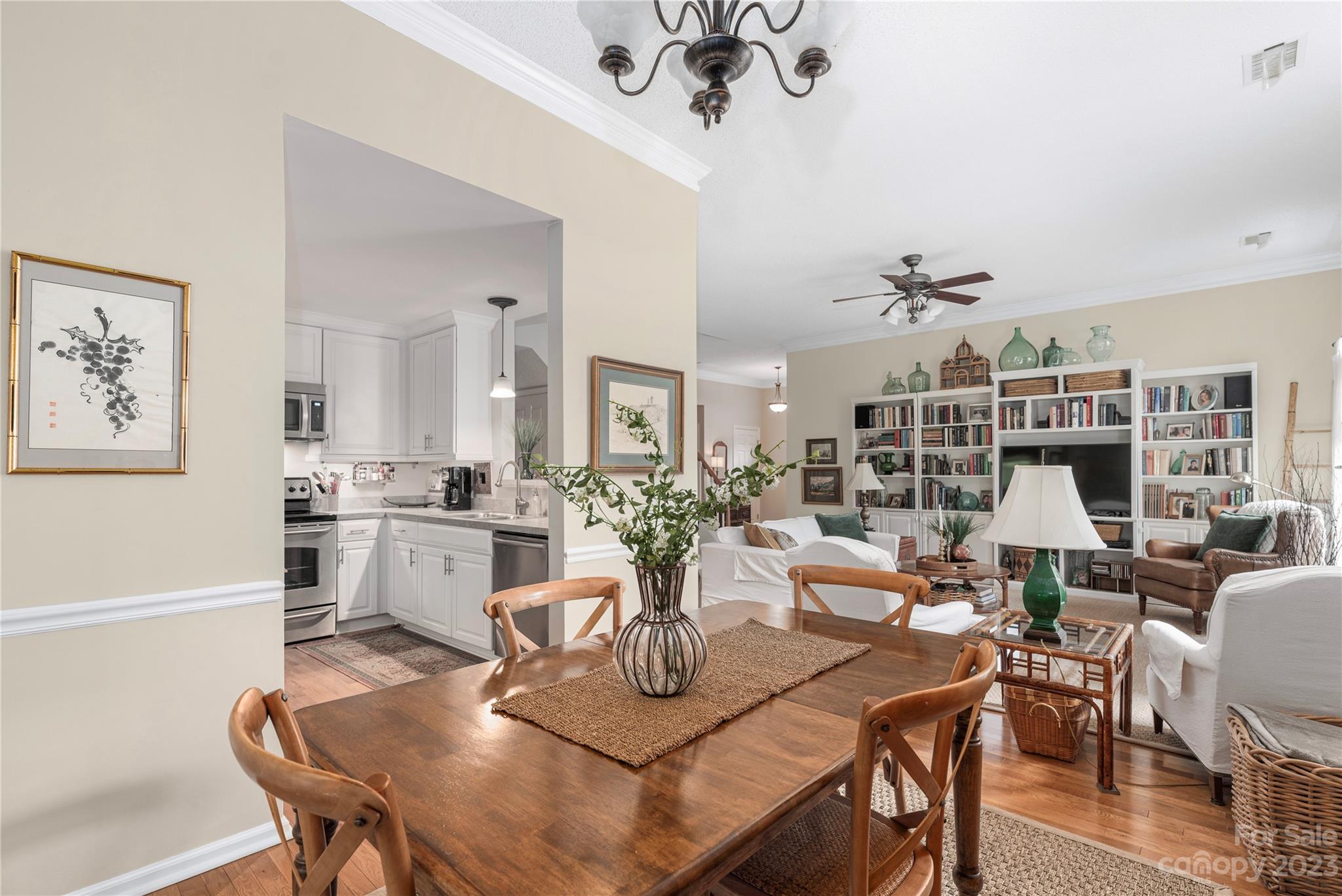 13328 Sloe Way Huntersville, NC 28078 - Photo 11 of 32 a view of a dining room with furniture and wooden floor