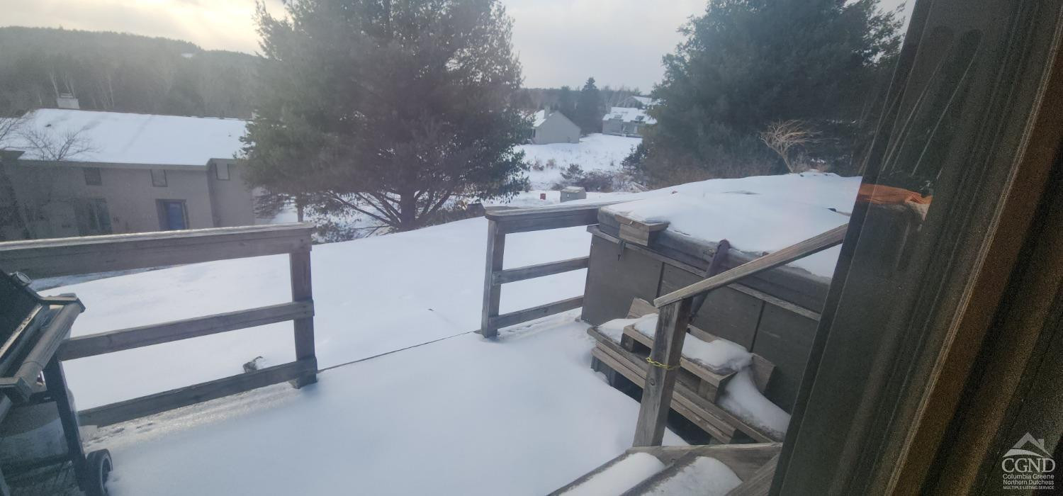 63 Windham Ridge Road, Unit 16C Windham, NY 12496 - Photo 20 of 22 hot tub overlooks slopes
