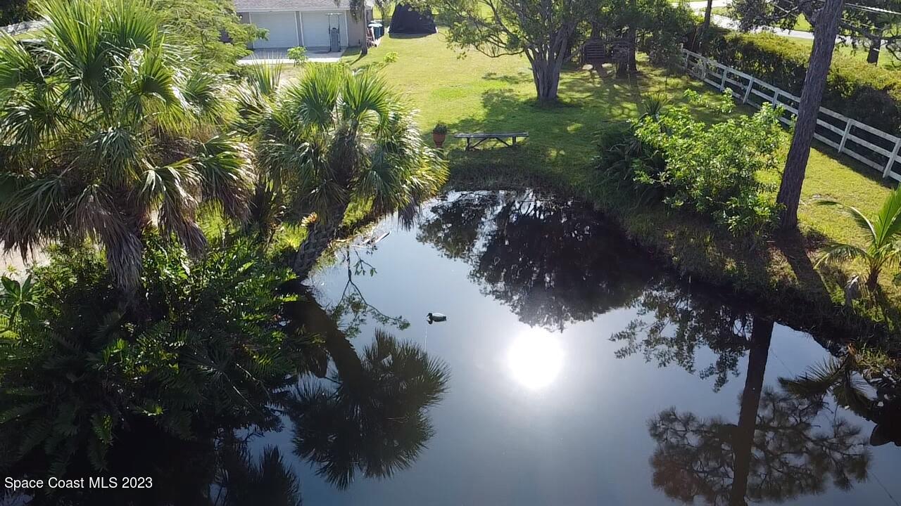 2745 Corey Road Malabar, FL 32950 - Photo 31 of 39 a view of a pond