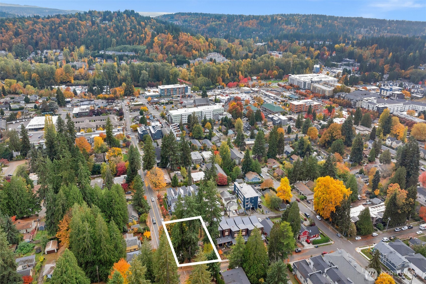 10335 Northeast 189th Street Bothell, WA 98011 - Photo 1 of 11 an aerial view of residential houses with outdoor space