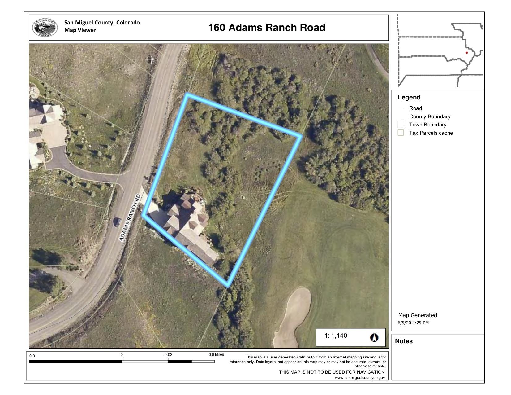 160 Adams Ranch Road Mountain Village, CO 81435 - Photo 24 of 24 160 Adams Ranch - Aerial