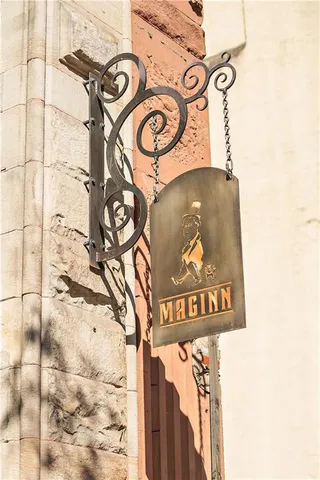 a close up of a street sign