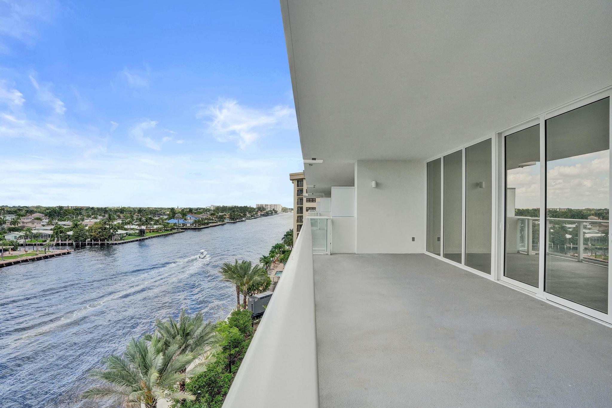 407 North Riverside Drive, Unit 602 Pompano Beach, FL 33062 - Photo 43 of 83 a view of a terrace