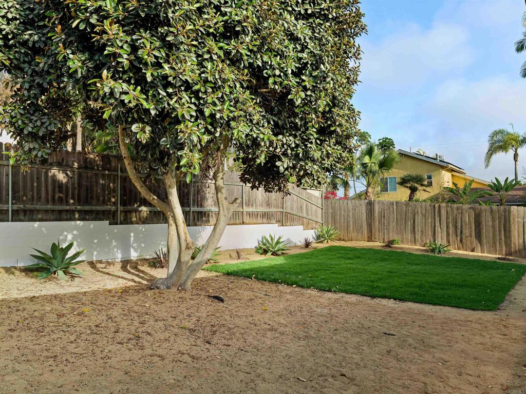 1482 Avocado Road Oceanside, CA 92054 - Photo 32 of 35 a backyard of a house with lots of green space