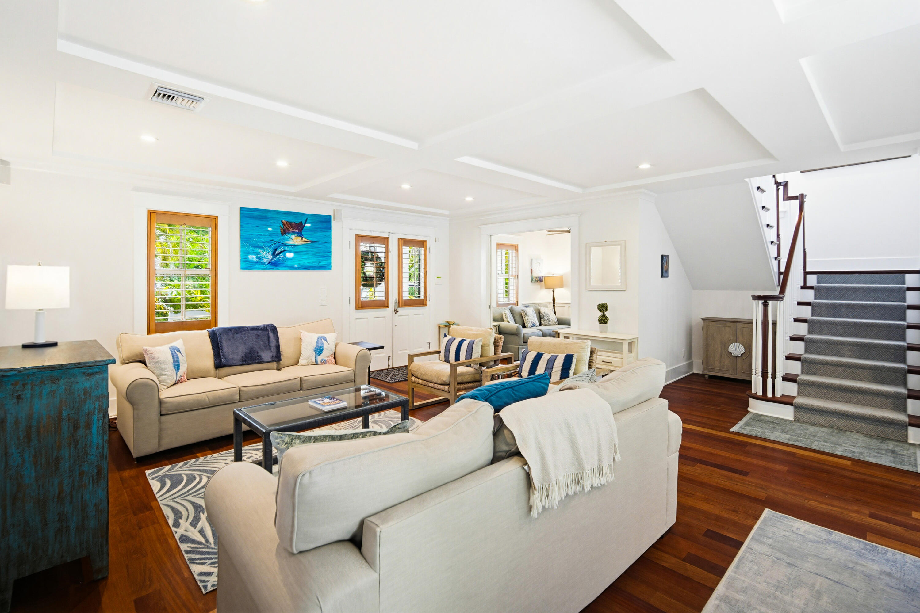 1416 White Street Key West, FL 33040 - Photo 19 of 61 a living room with furniture and a flat screen tv