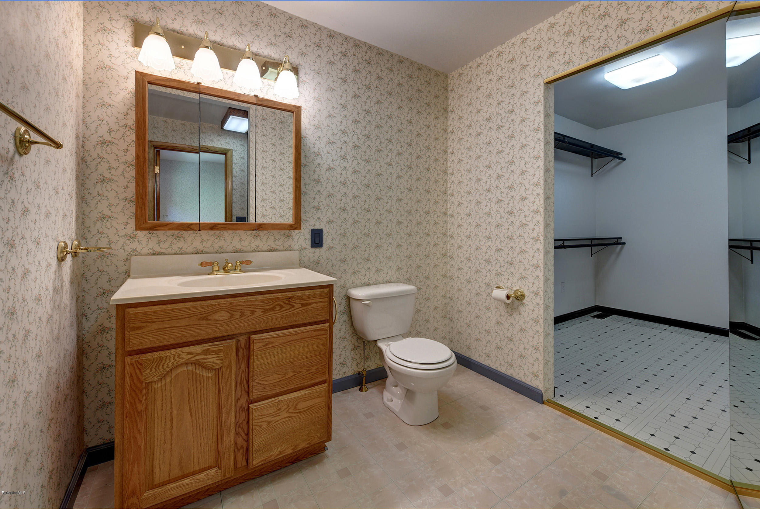 5 N Road Peru, MA 01235 - Photo 26 of 43 a bathroom with a sink toilet and mirror