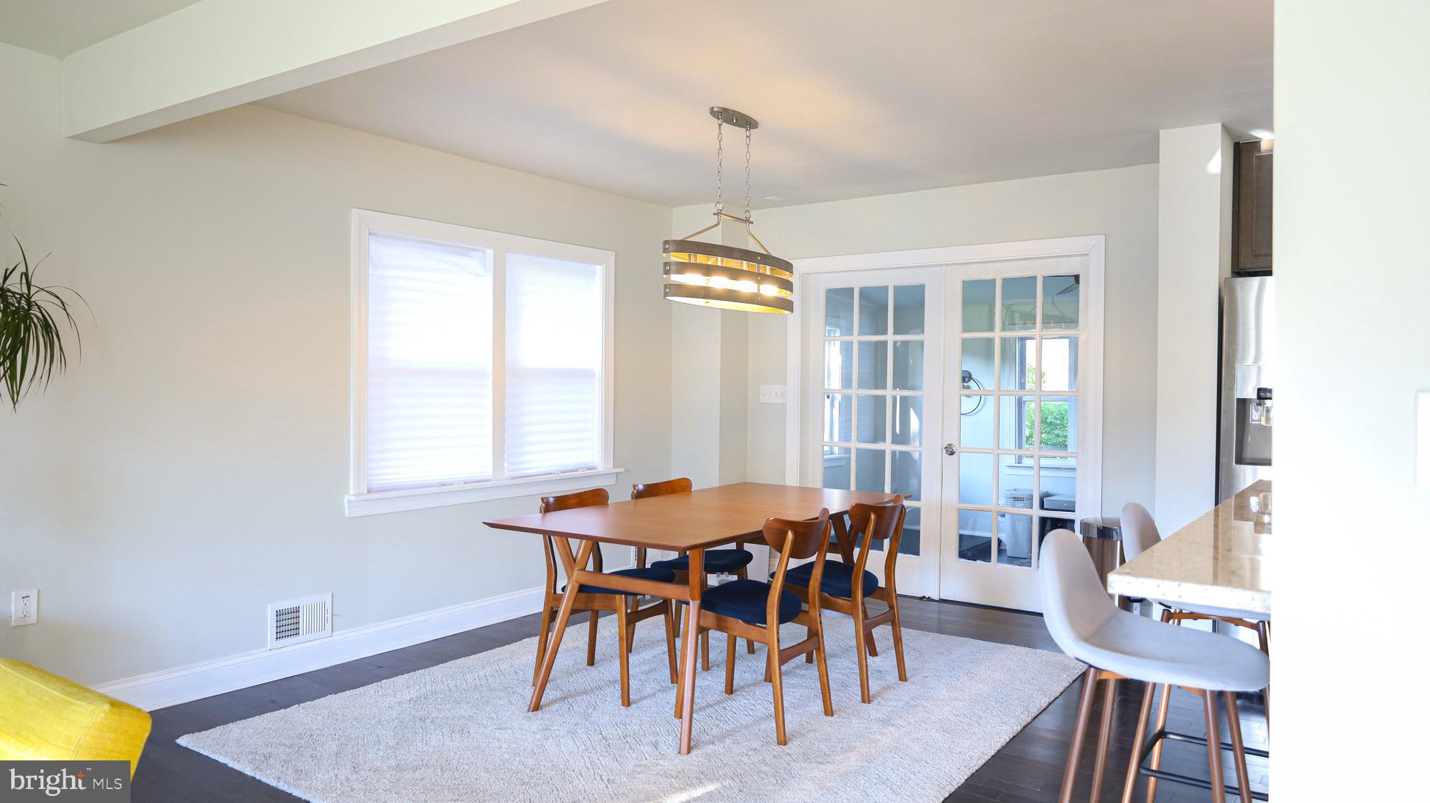 8902 Flagstone Circle Randallstown, MD 21133 - Photo 13 of 46 Dining Area French Doors lead to Sun Room