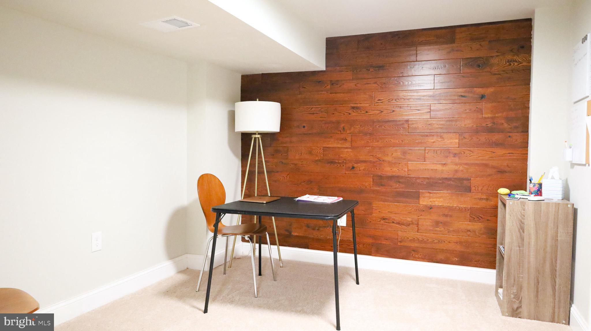 8902 Flagstone Circle Randallstown, MD 21133 - Photo 43 of 46 Custom Wood Grain Paneled Office on Lower Level 2