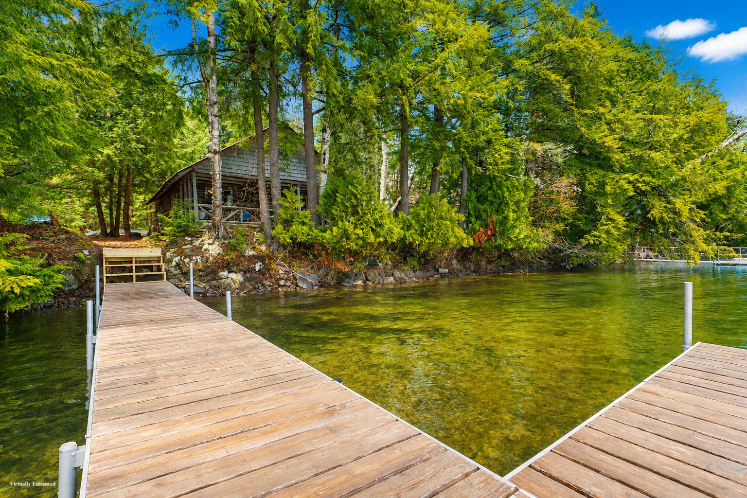 2537 Embden Pond Road Embden, ME 04958 - Photo 29 of 41 From the Dock