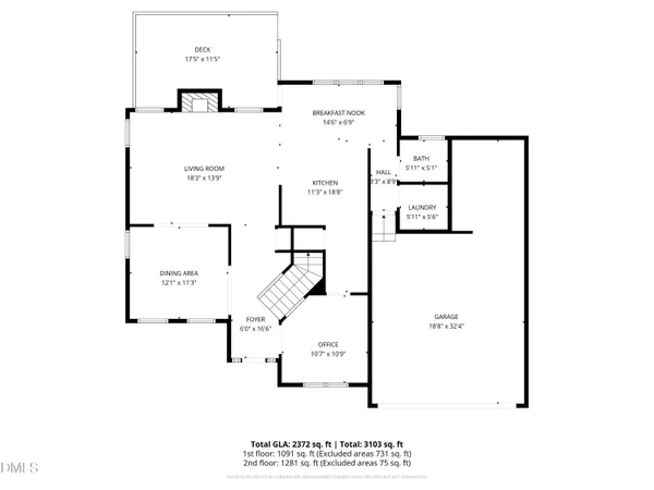 $715,000 | 410 Brook Creek Drive, Cary, NC 27519