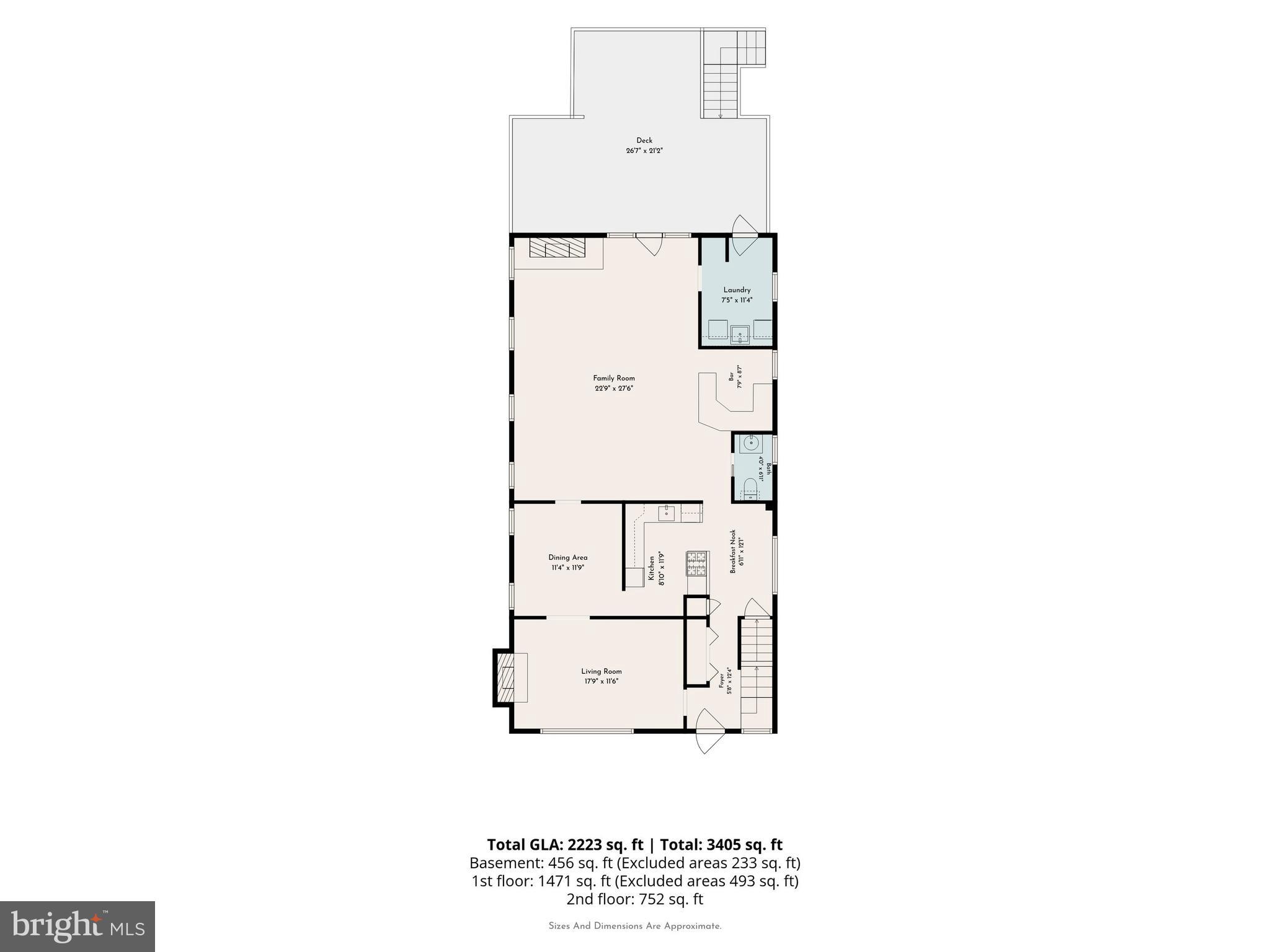 1004 Green Lane Secane, PA 19018 - Photo 46 of 49 a picture of floor plan