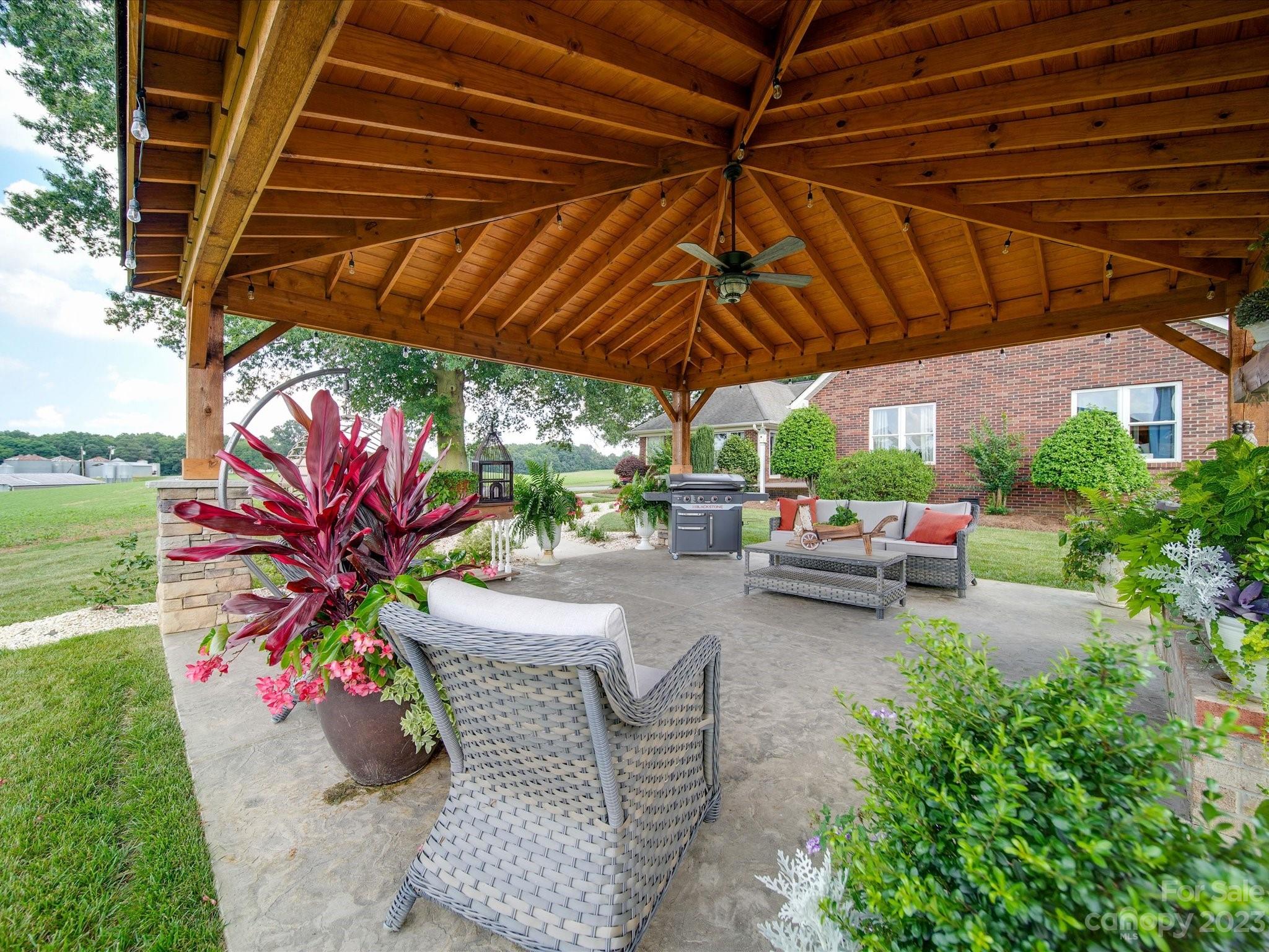5817 Unionville Road Monroe, NC 28110 - Photo 12 of 46 a view of yard with patio