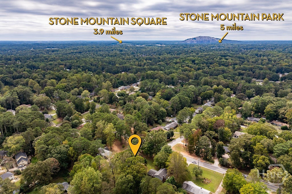 1296 Lake Lucerne Road Southwest Lilburn, GA 30047 - Photo 55 of 57 Aerial View South