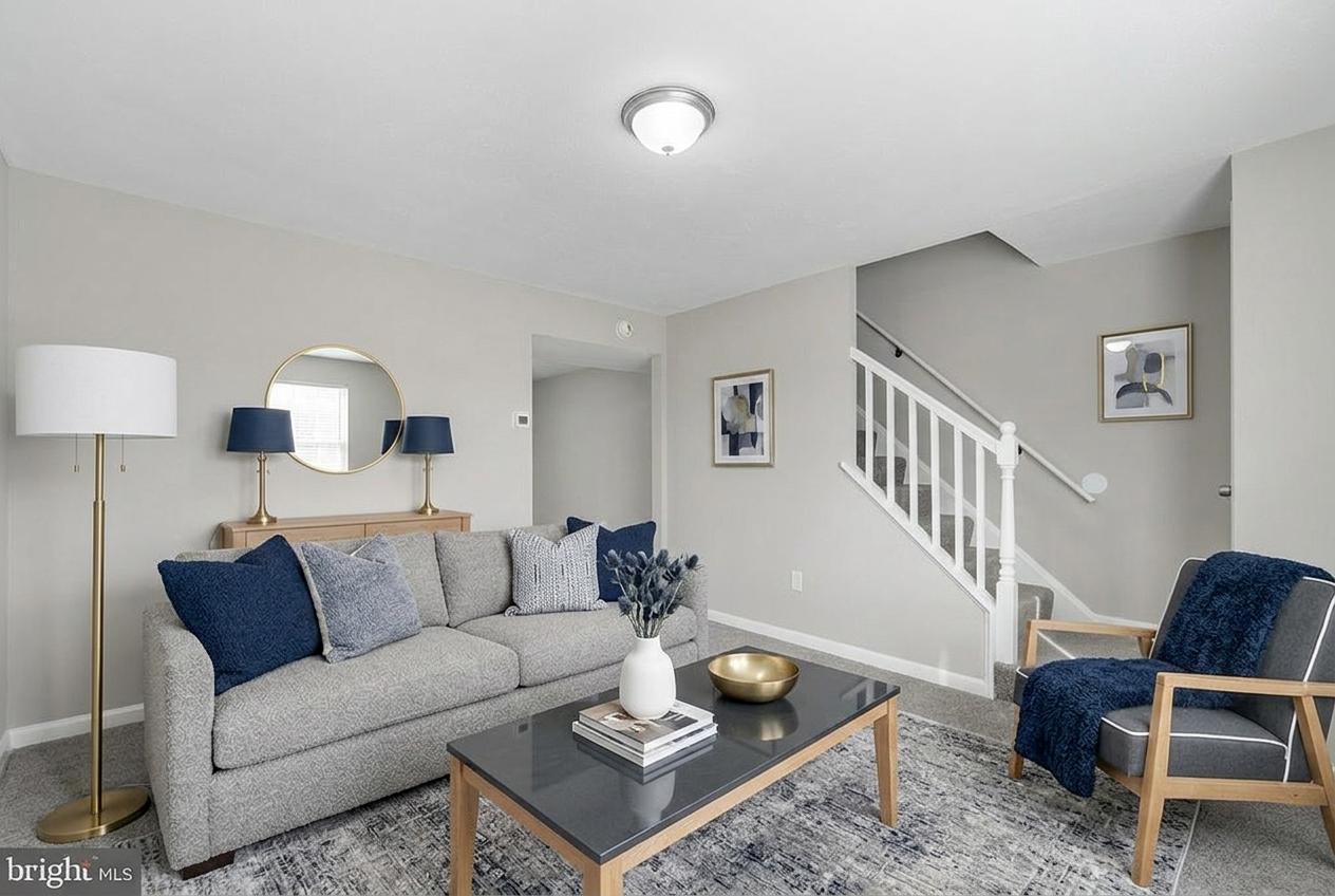 656 Charraway Road Baltimore, MD 21229 - Photo 4 of 24 Cozy living space. Virtually Staged