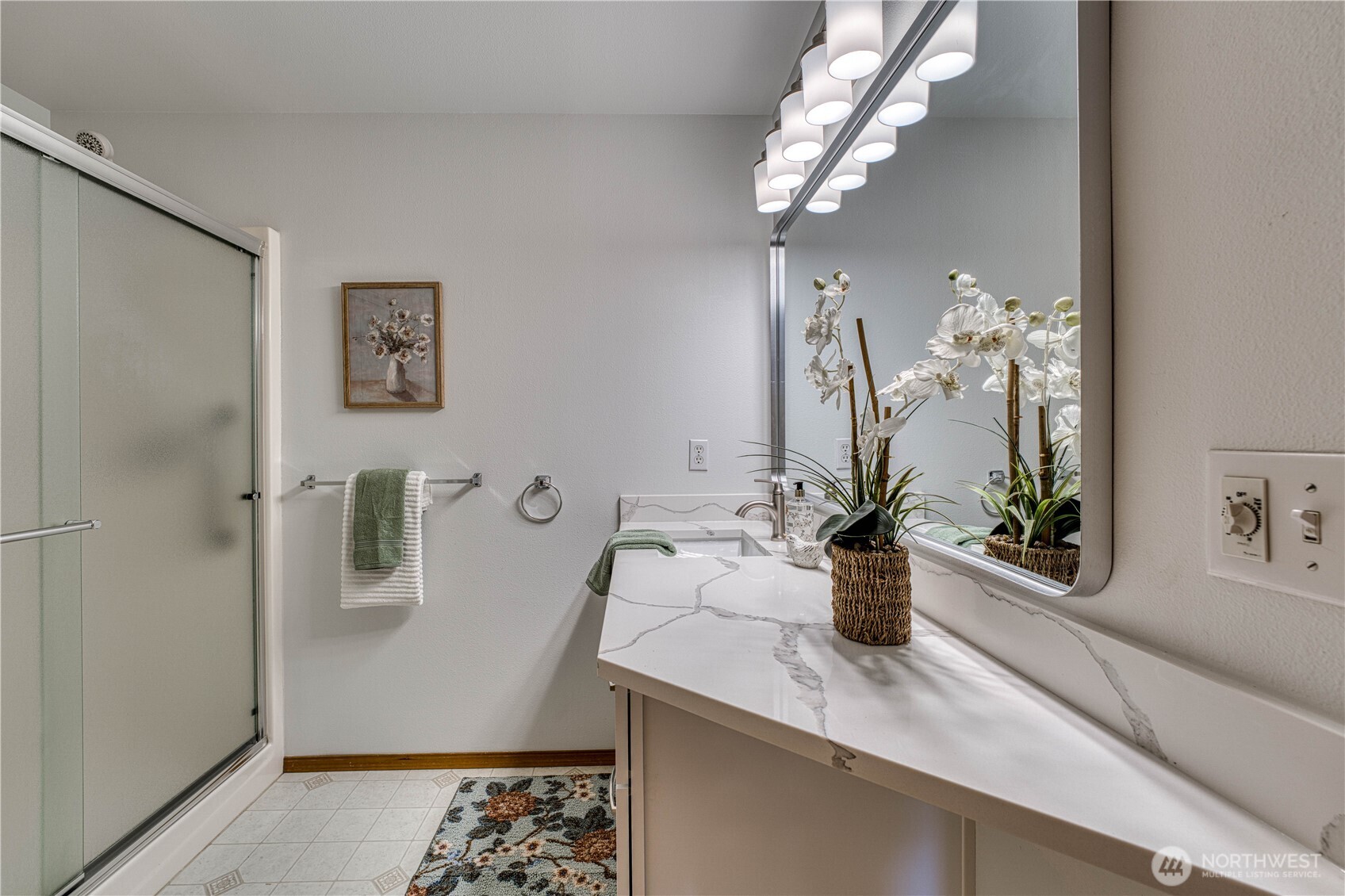 5203 53rd Street West University Place, WA 98467 - Photo 22 of 33 a kitchen with a sink and a mirror