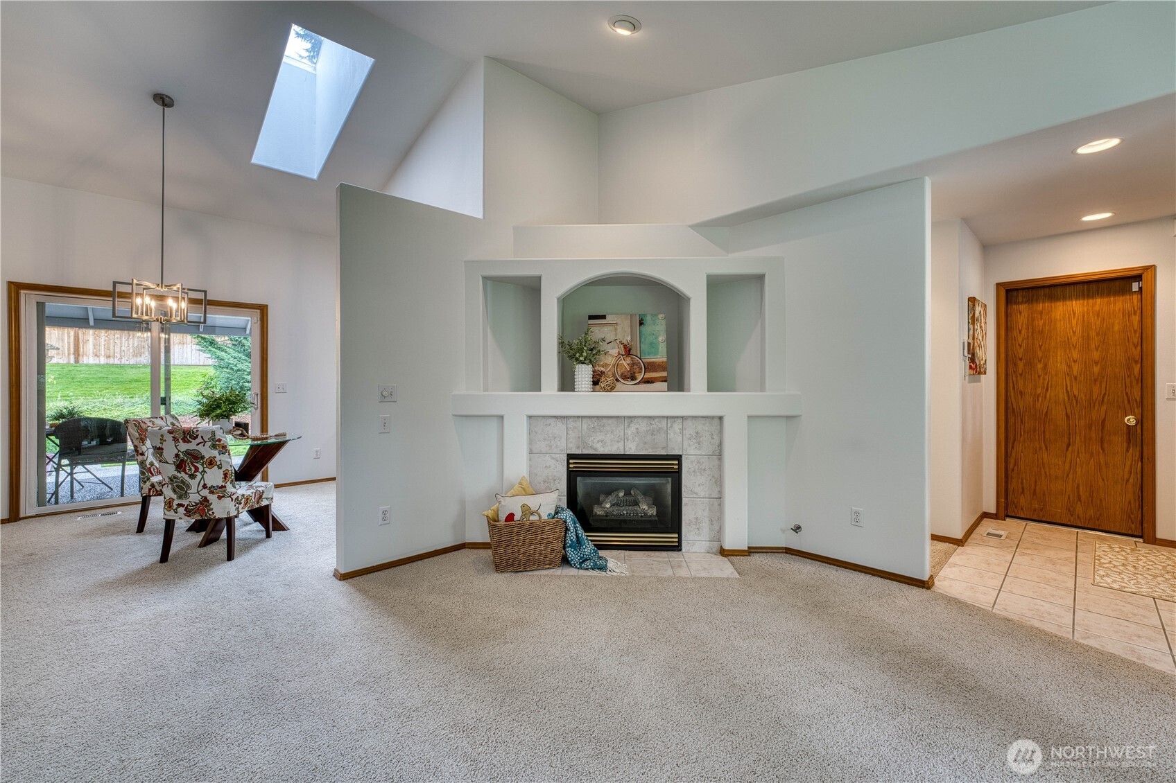 5203 53rd Street West University Place, WA 98467 - Photo 7 of 33 a living room with furniture and a fireplace
