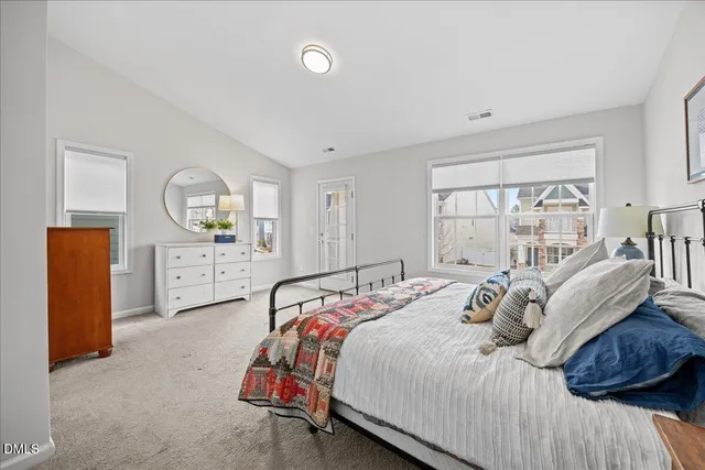 a very nice looking dining room with a table and chairs
