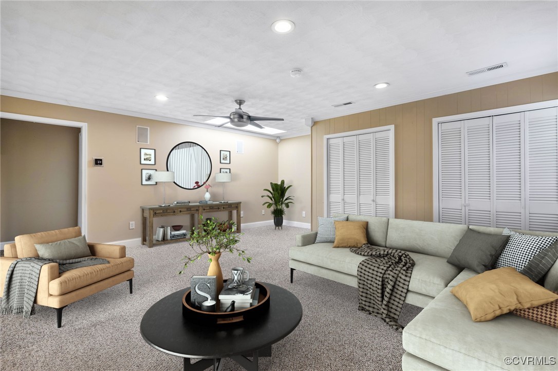 1109 Skipwith Road Henrico, VA 23229 - Photo 16 of 33 a living room with furniture and a large window