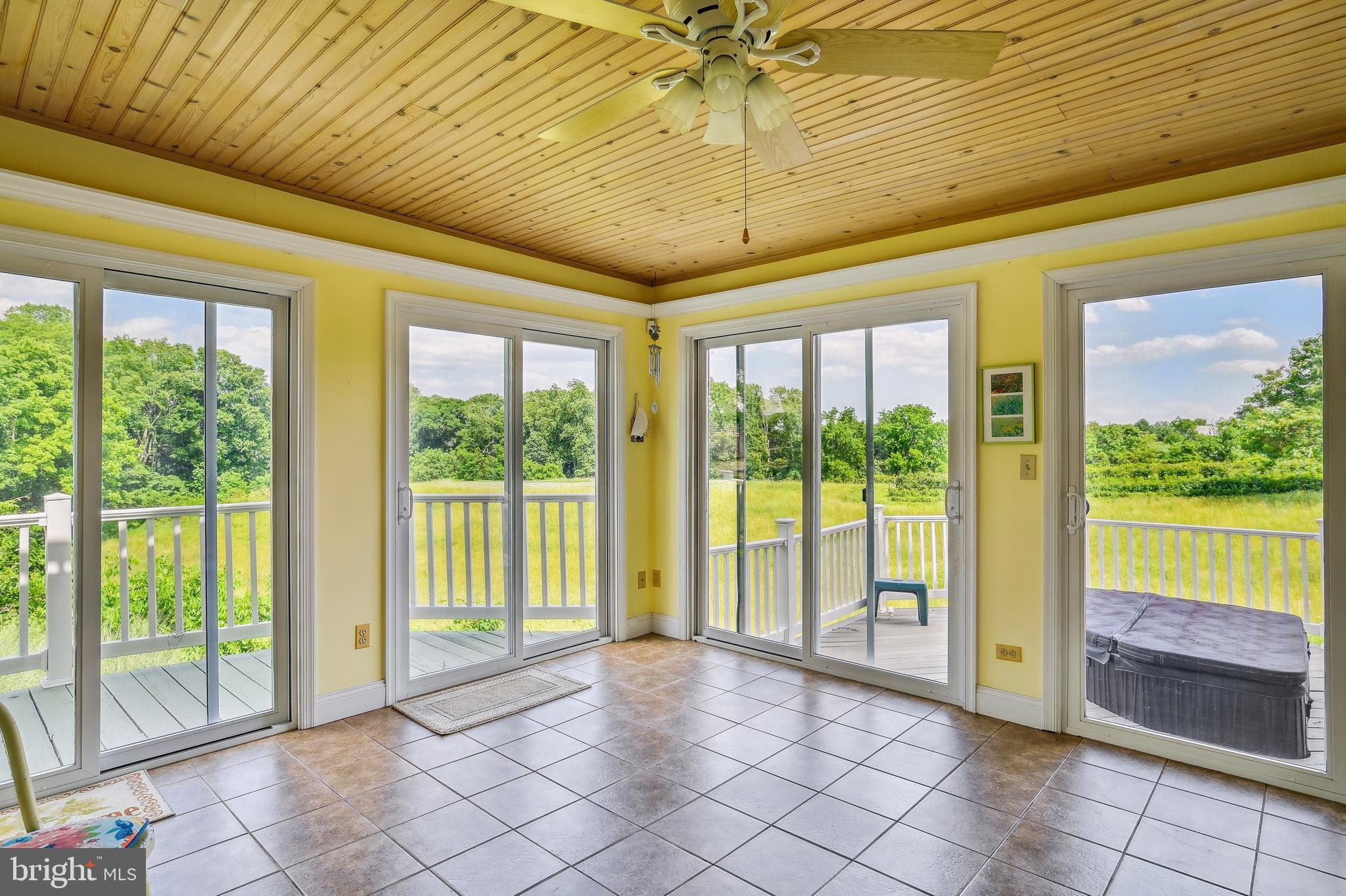4475 Muddy Creek Road Harwood, MD 20776 - Photo 32 of 59 Deck with Hot Tub and Panoramic Country Views