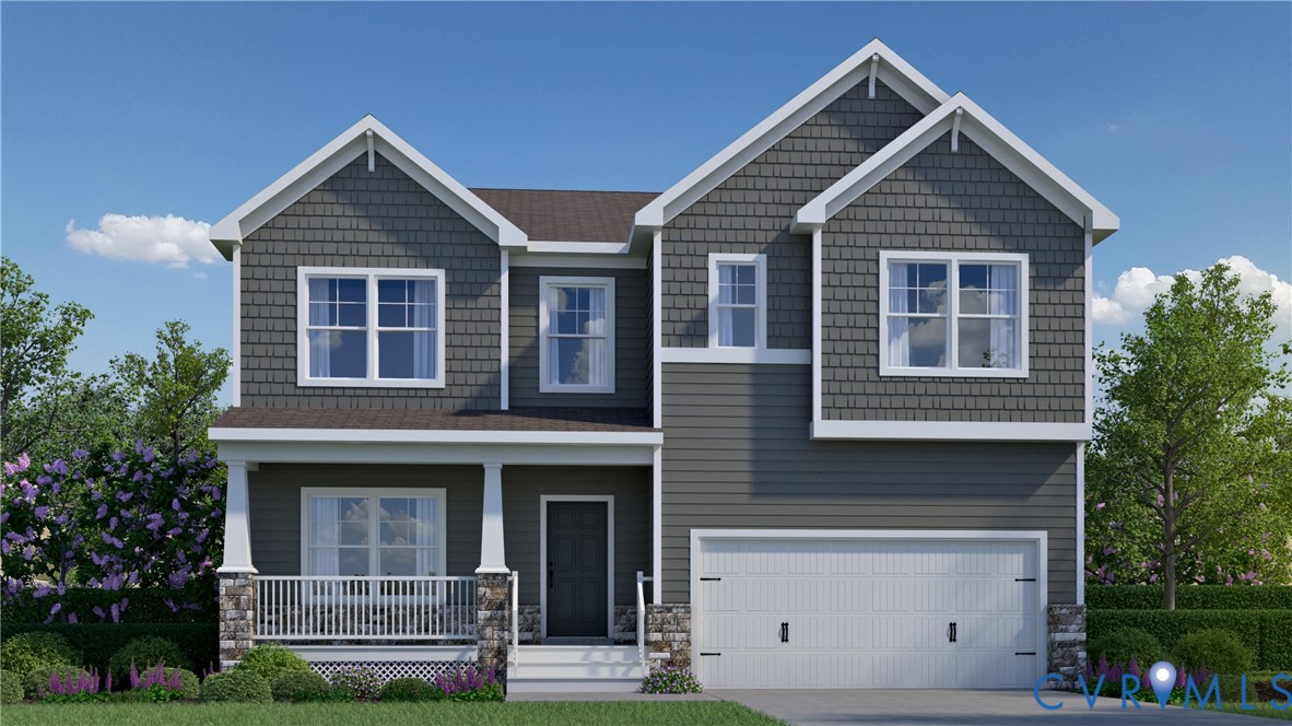 5300 Qualla Trace Chesterfield, VA 23832 - Photo 36 of 38 a front view of a house with garden