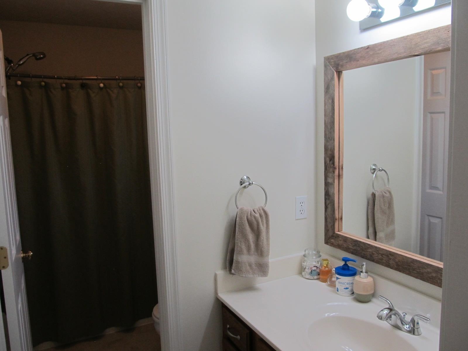 2118 Knightly Mill Road Fort Defiance, VA 24437 - Photo 24 of 49 a bathroom with a sink vanity and a mirror