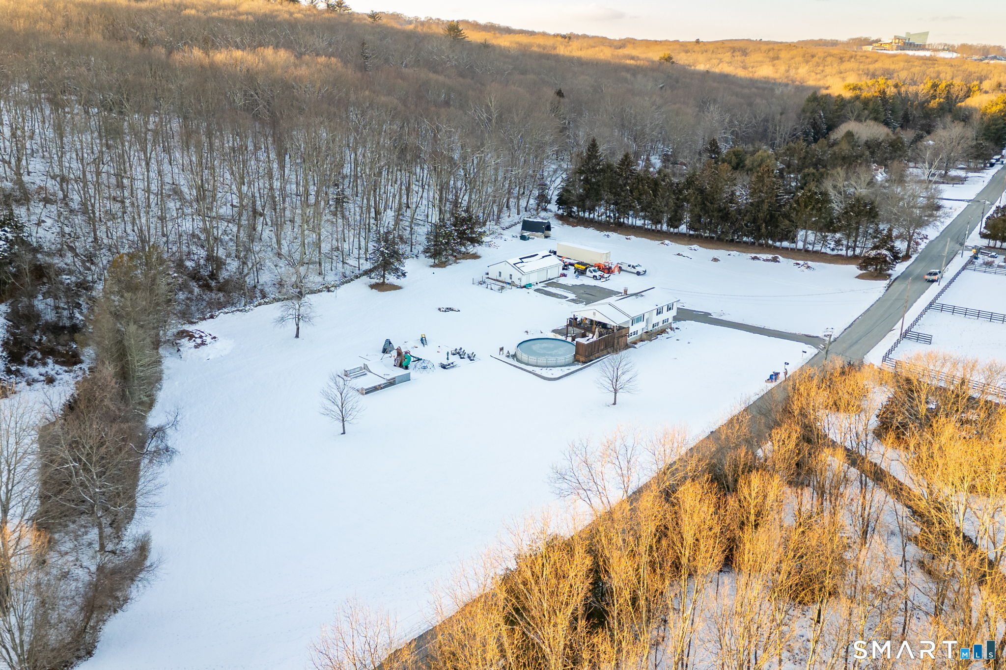 134 Massapeag Side Road Montville, CT 06382 - Photo 6 of 33 a view of a swimming pool with a yard