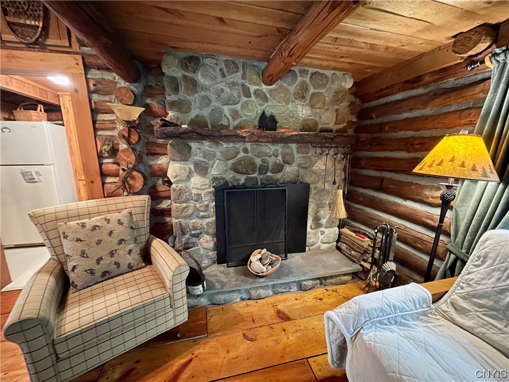 7807 Bonney Hill Road Hamilton, NY 13346 - Photo 15 of 50 Wood burning fireplace for those cozy winter night