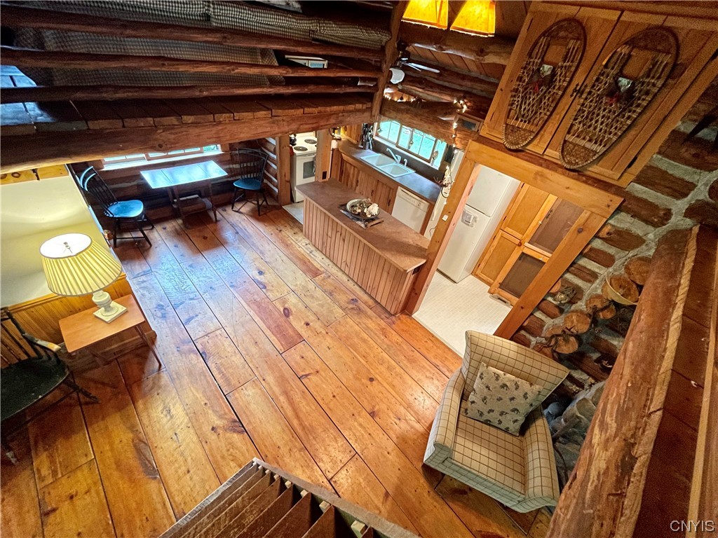 7807 Bonney Hill Road Hamilton, NY 13346 - Photo 19 of 50 View of main floor from the loft area