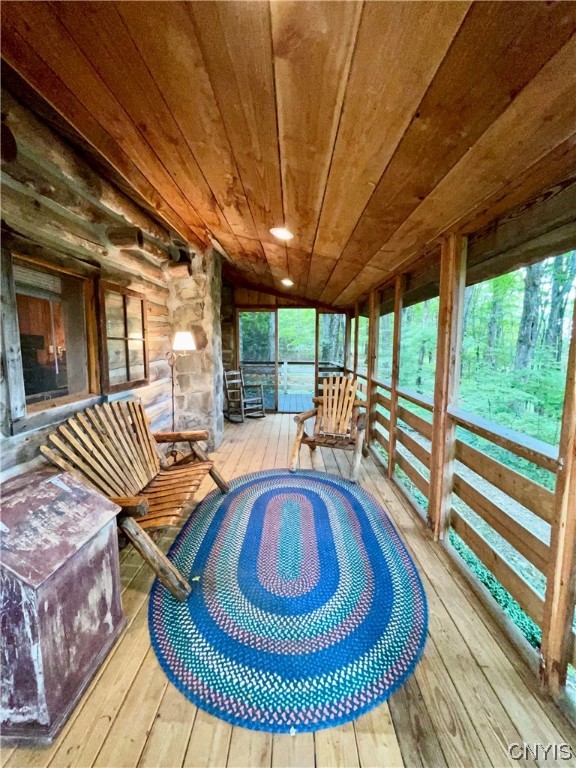 7807 Bonney Hill Road Hamilton, NY 13346 - Photo 36 of 50 Covered porch of guest cottage which also has scre