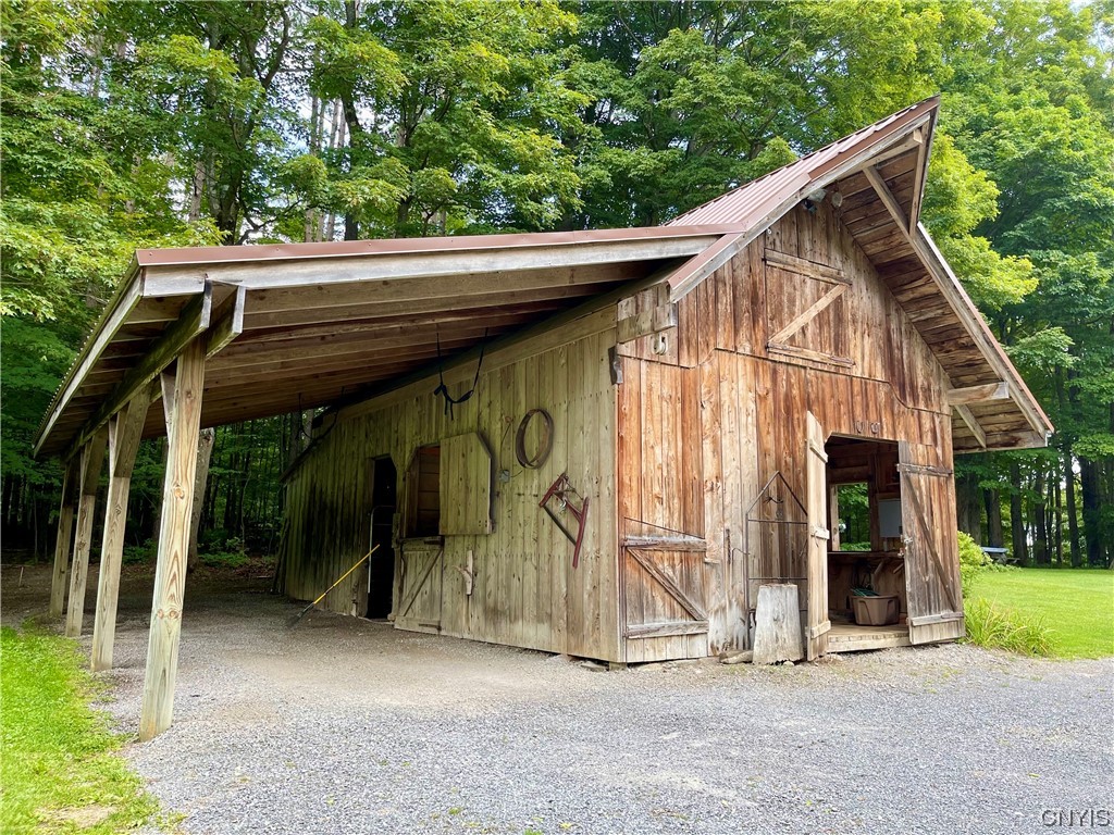 7807 Bonney Hill Road Hamilton, NY 13346 - Photo 39 of 50 Three box stall barn with carport