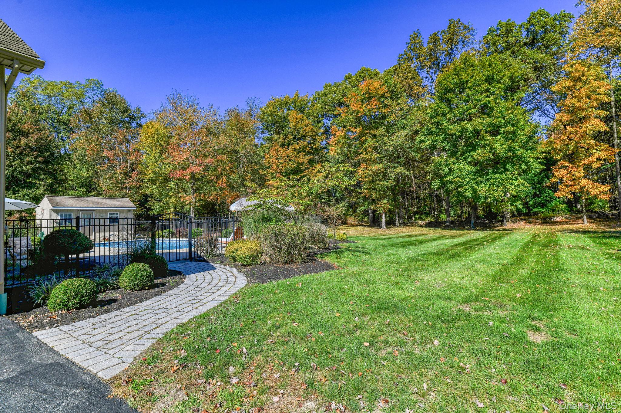 54 Borden Road Walden, NY 12586 - Photo 39 of 46 a view of a garden with trees