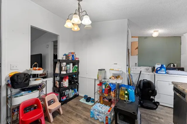 a view of a workspace with furniture and toys
