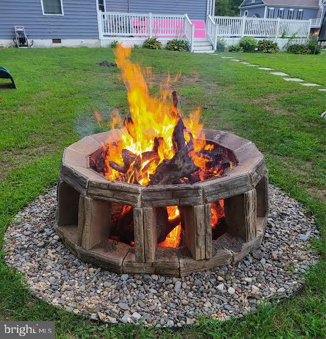 6900 Yale Road Middle River, MD 21220 - Photo 48 of 64 Firepit conveys