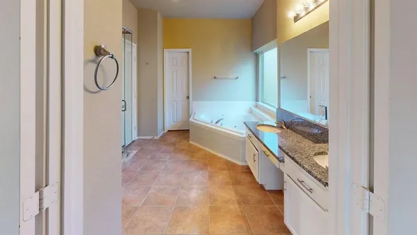 a view of a water with mountain view