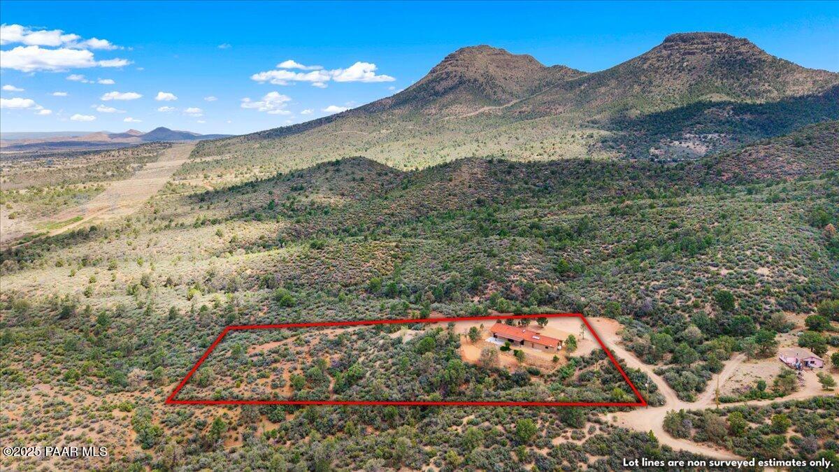 8760 North Yeager Mine Road Dewey, AZ 86327 - Photo 36 of 39 30-Aerial View E