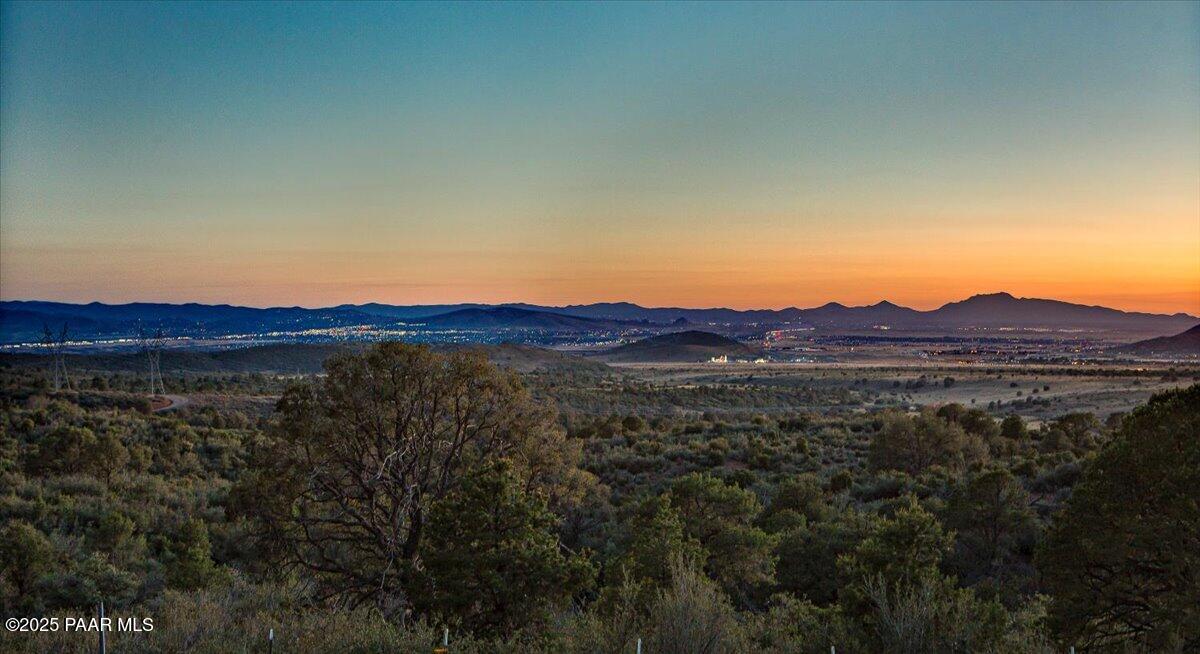8760 North Yeager Mine Road Dewey, AZ 86327 - Photo 4 of 39 37-Back View at Twilight