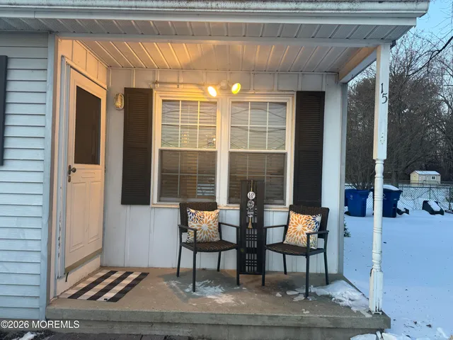 a view of outdoor space with seating area