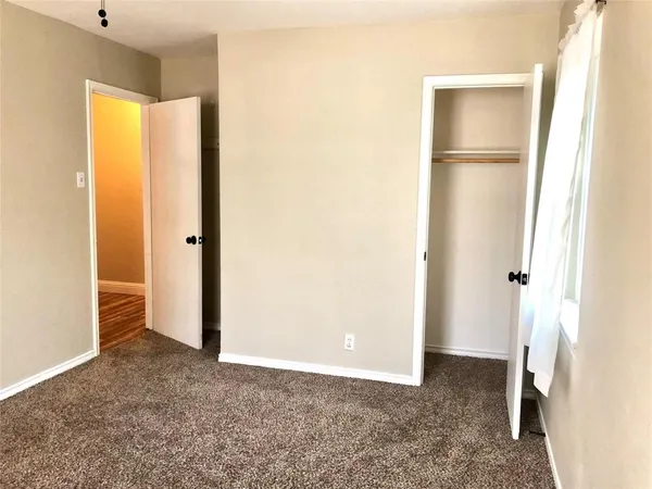 a view of closet area