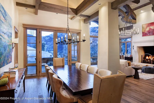 a view of a room with shelves