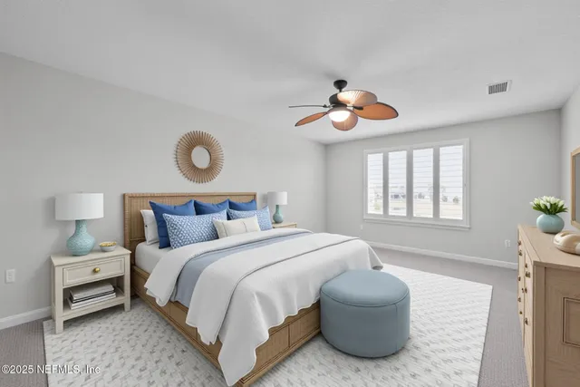 a building outdoor space with patio furniture