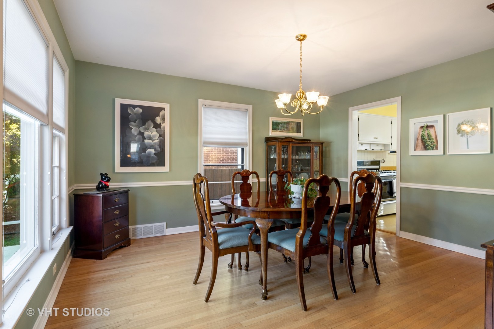 11 Elmore Street Park Ridge, IL 60068 - Photo 5 of 20 a view of a dining room with furniture and chandelier