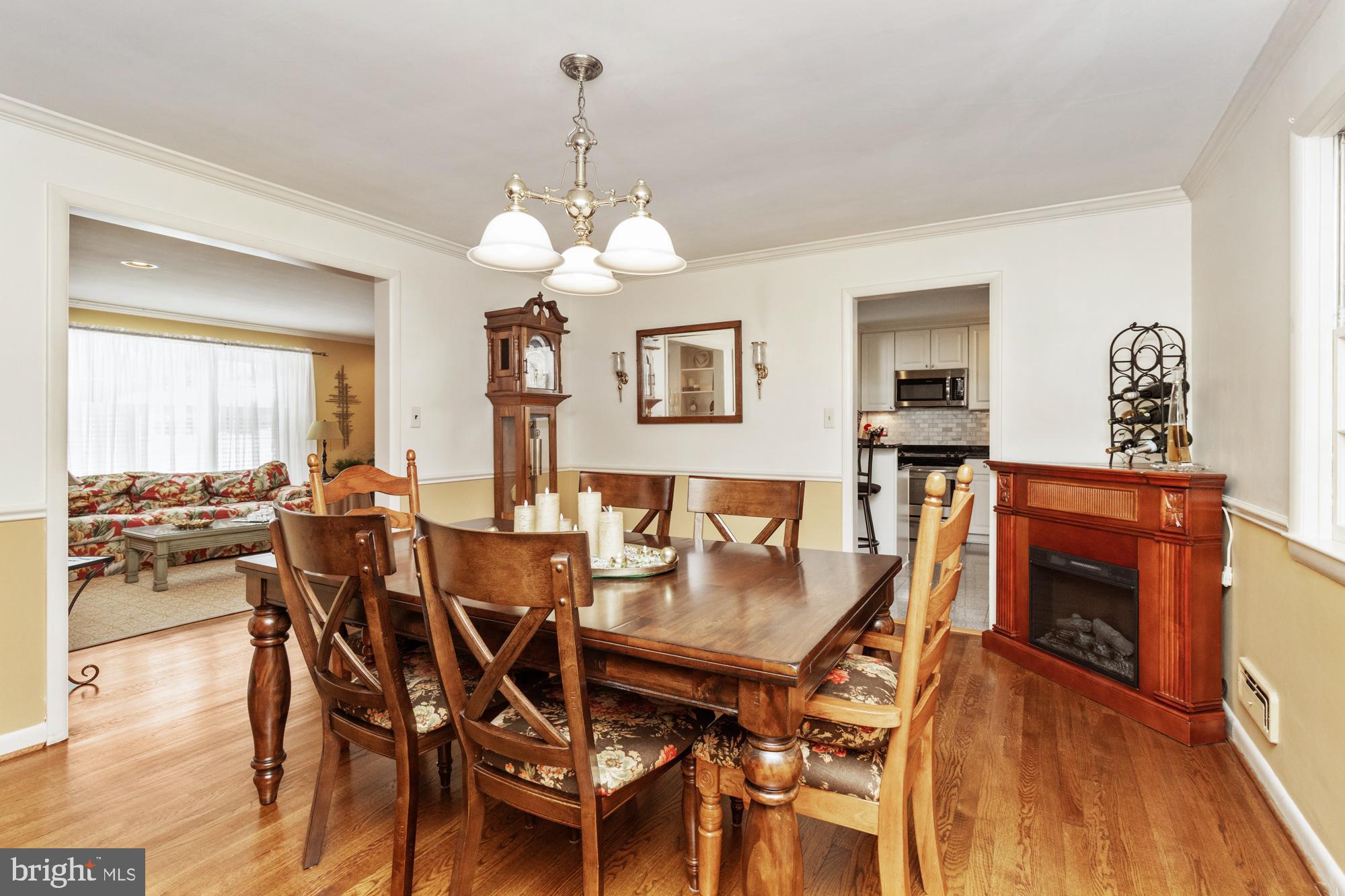 1002 Dunblane Road Towson, MD 21286 - Photo 23 of 59 a view of a dining room with furniture window and wooden floor