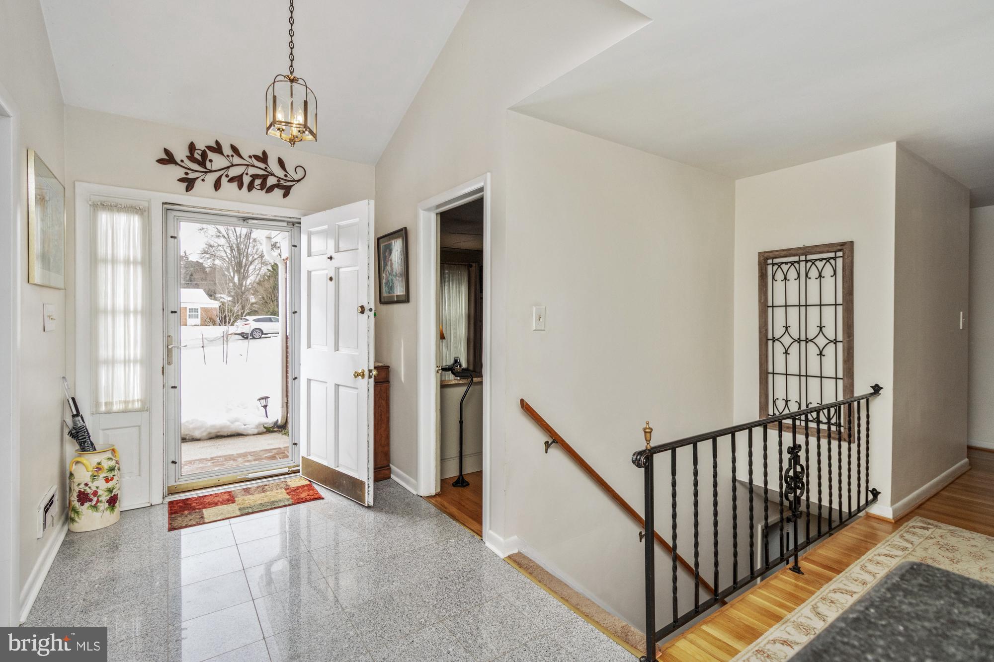 1002 Dunblane Road Towson, MD 21286 - Photo 6 of 59 a view of an entryway with wooden floor
